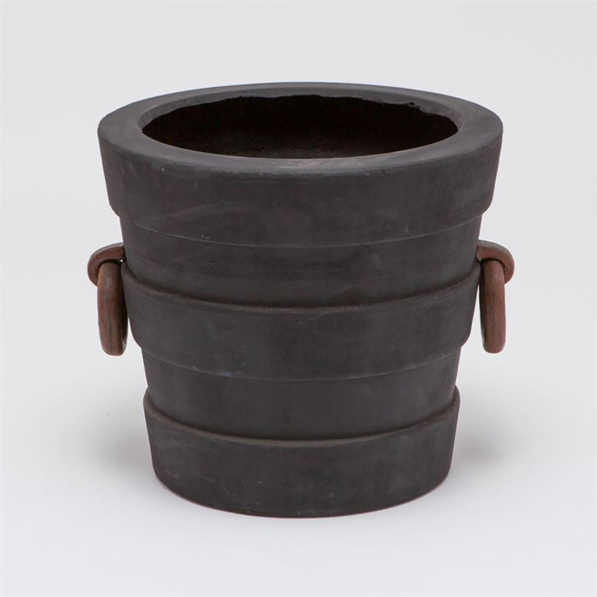 Made Goods Leslie Oversized Outdoor Pots with Decorative Handles