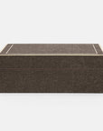 Made Goods Mateus Realistic Faux Shagreen Brass Box