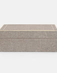 Made Goods Mateus Realistic Faux Shagreen Brass Box