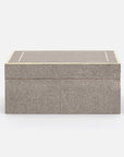 Made Goods Mateus Realistic Faux Shagreen Brass Box