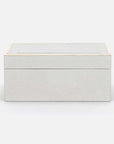 Made Goods Mateus Realistic Faux Shagreen Brass Box