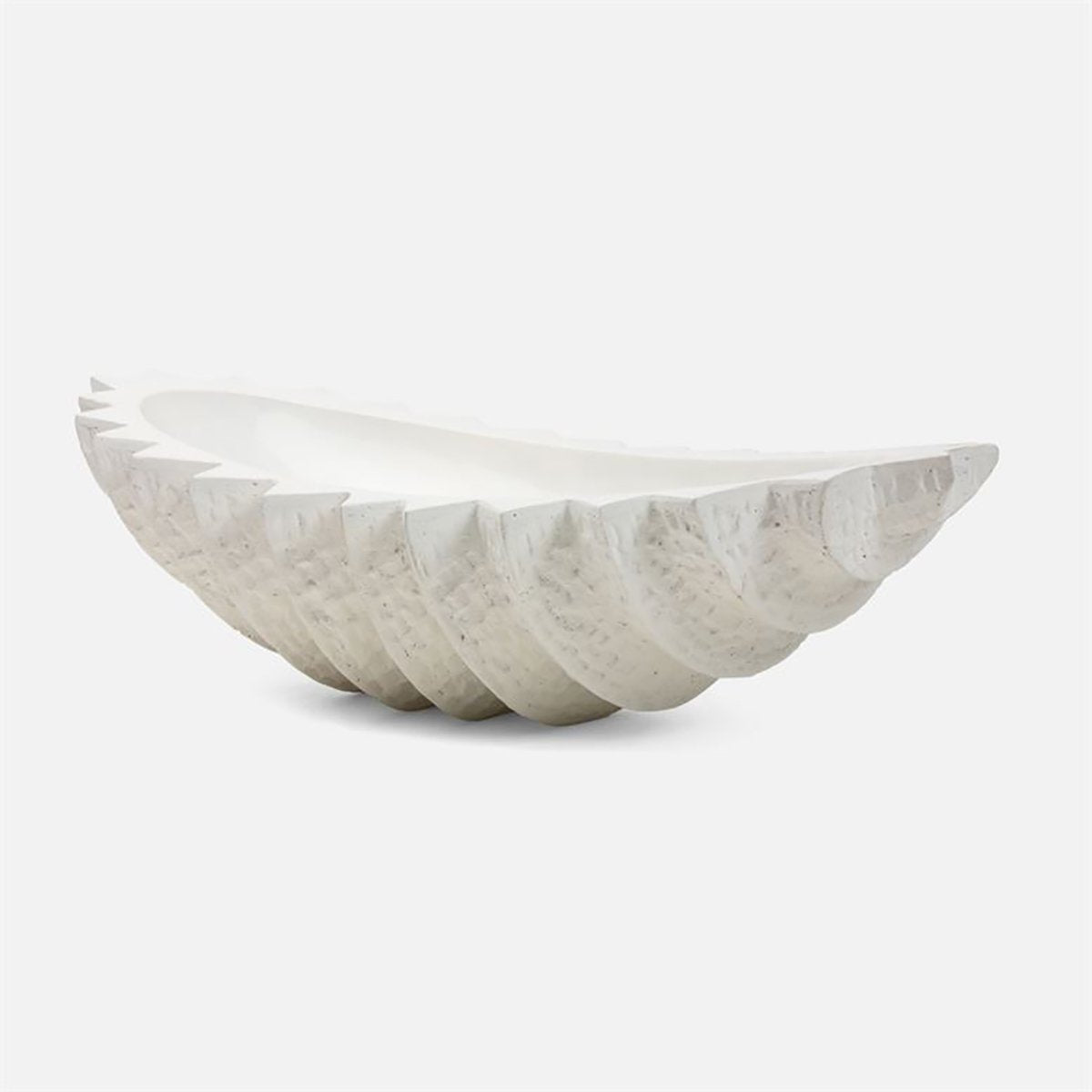 Made Goods Samara Ridged Cast Stone Resin Outdoor Bowl