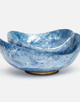 Made Goods Tarian Shell with Gold Base Bowl, 2-Piece Set