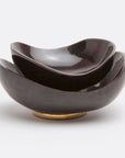 Made Goods Tarian Shell with Gold Base Bowl, 2-Piece Set