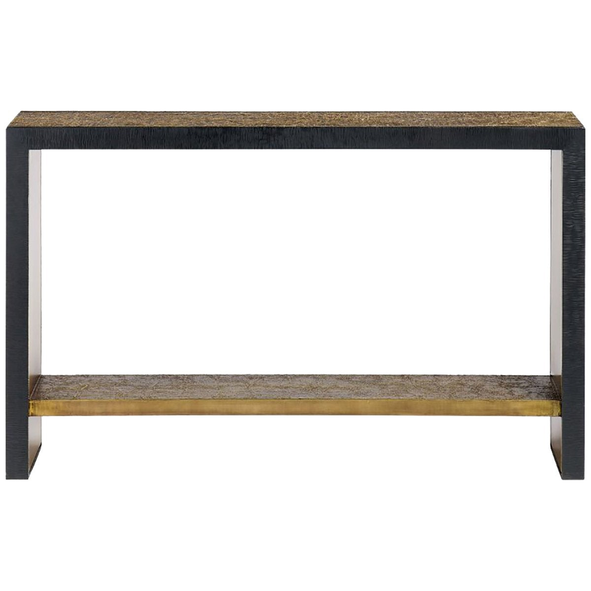 Villa &amp; House Odeon Console Table - Antique Brass