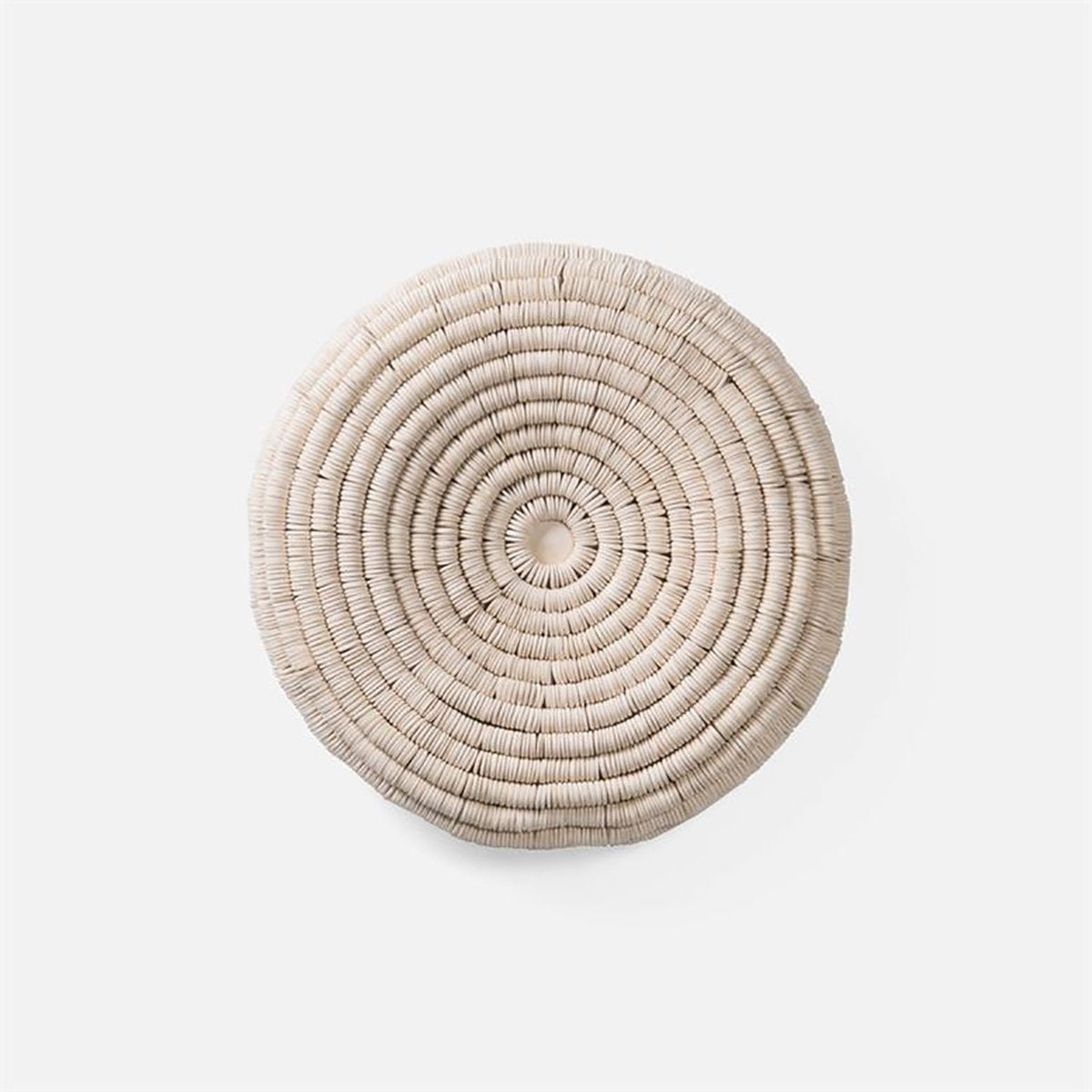 Made Goods Qiana 20-Inch Round Coco Bead Wall Art