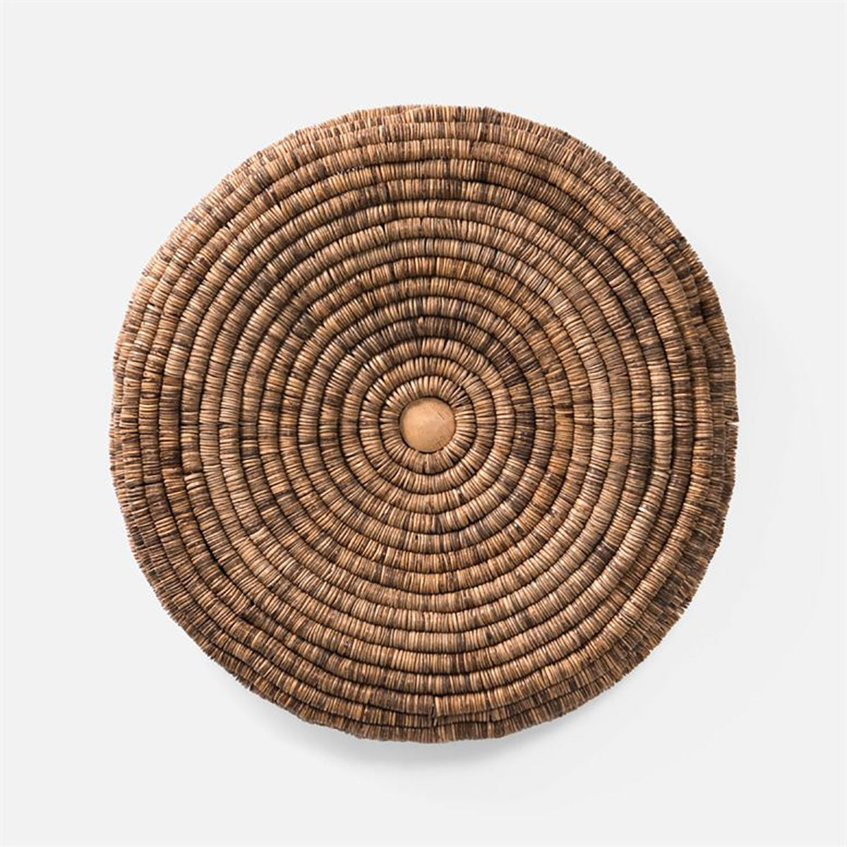 Made Goods Qiana 28-Inch Round Coco Bead Wall Art