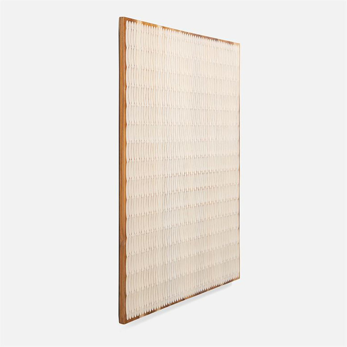 Made Goods Slater Patterned Teak Wall Art