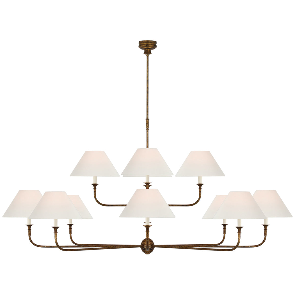 Visual Comfort Piaf Oversized Two Tier Chandelier