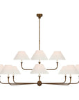 Visual Comfort Piaf Oversized Two Tier Chandelier