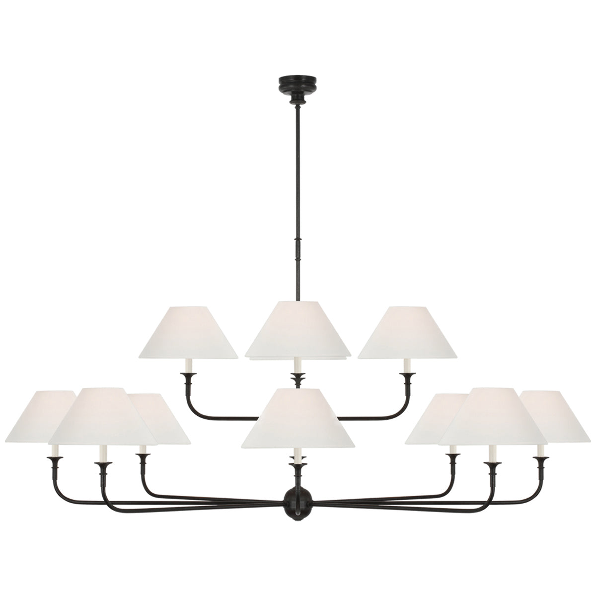 Visual Comfort Piaf Oversized Two Tier Chandelier