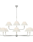 Visual Comfort Piaf Oversized Two Tier Chandelier